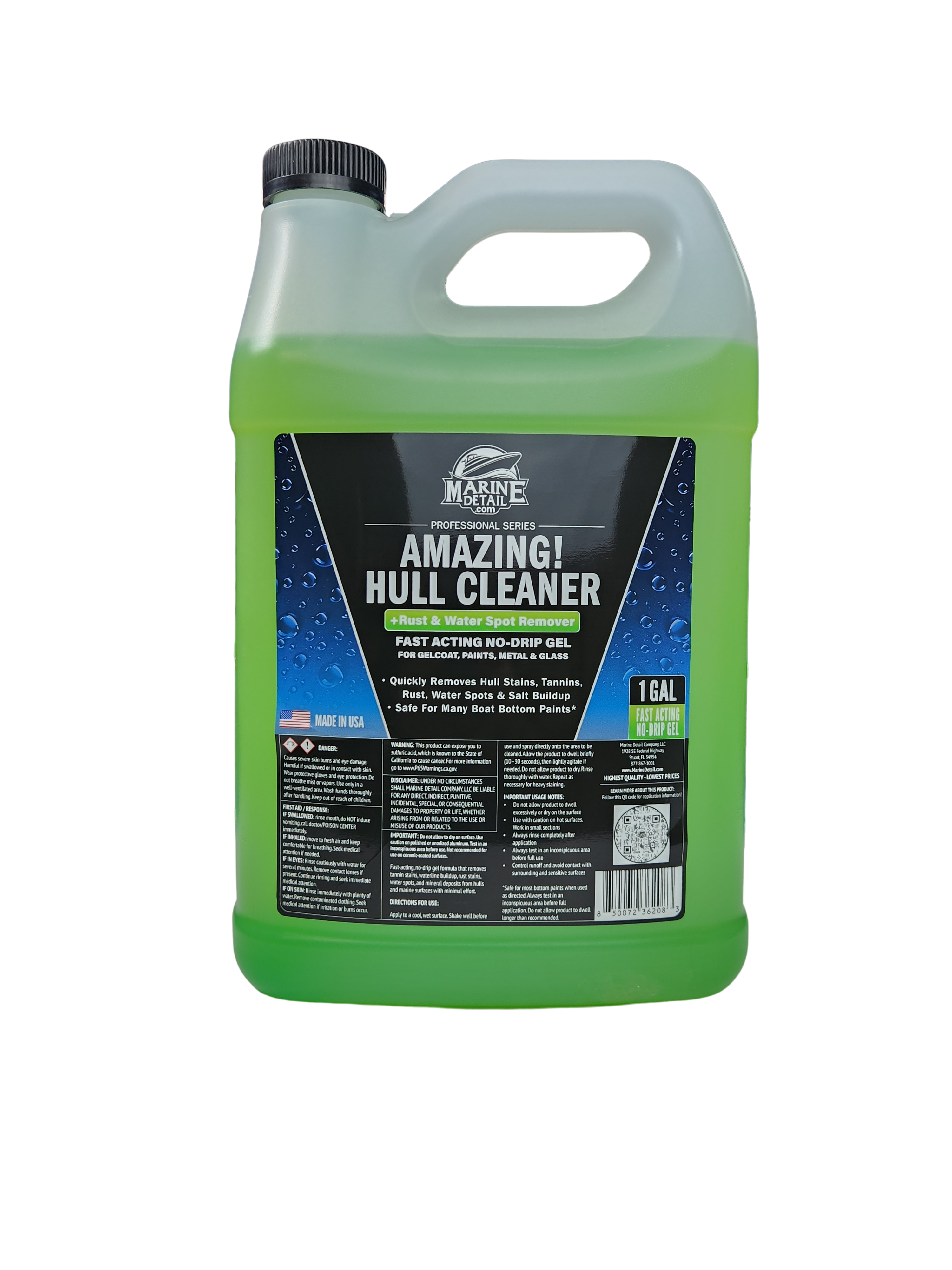 AMAZING! Hull Cleaner + Rust & Water Spot Remover (NO DRIP GEL!)