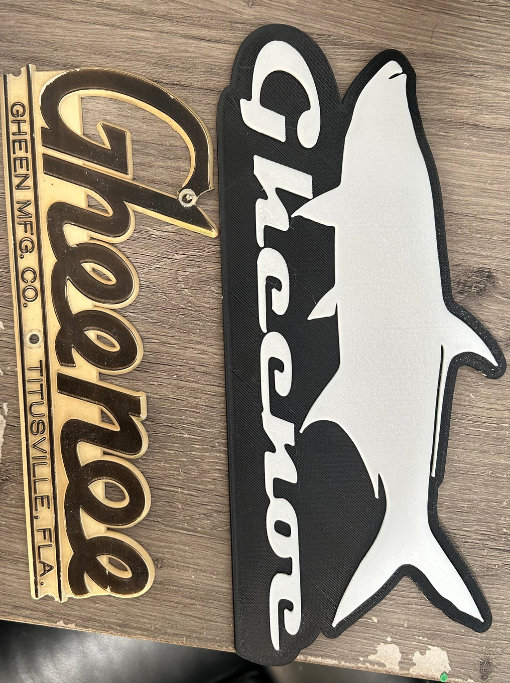 Gheenoe tarpon badge (set)